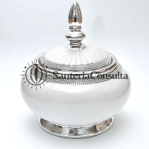 Sopera de Obatalá 11" x 10" – Recipiente Sagrado Premium